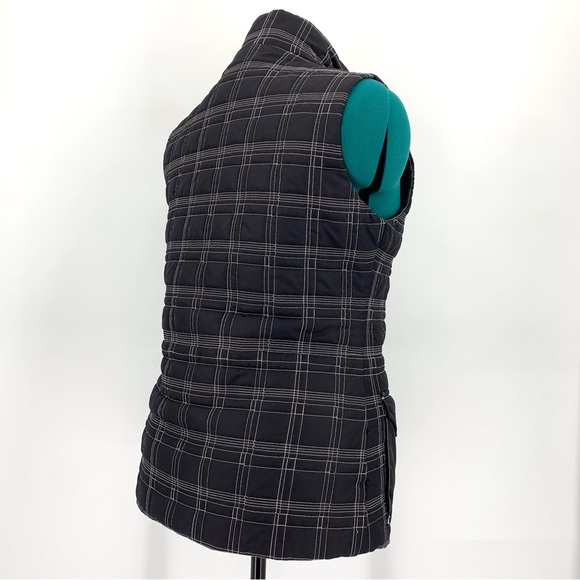 Geoffrey Beene Sport Black Plaid Lightweight Puffer Vest, Medium - Picture 9 of 16